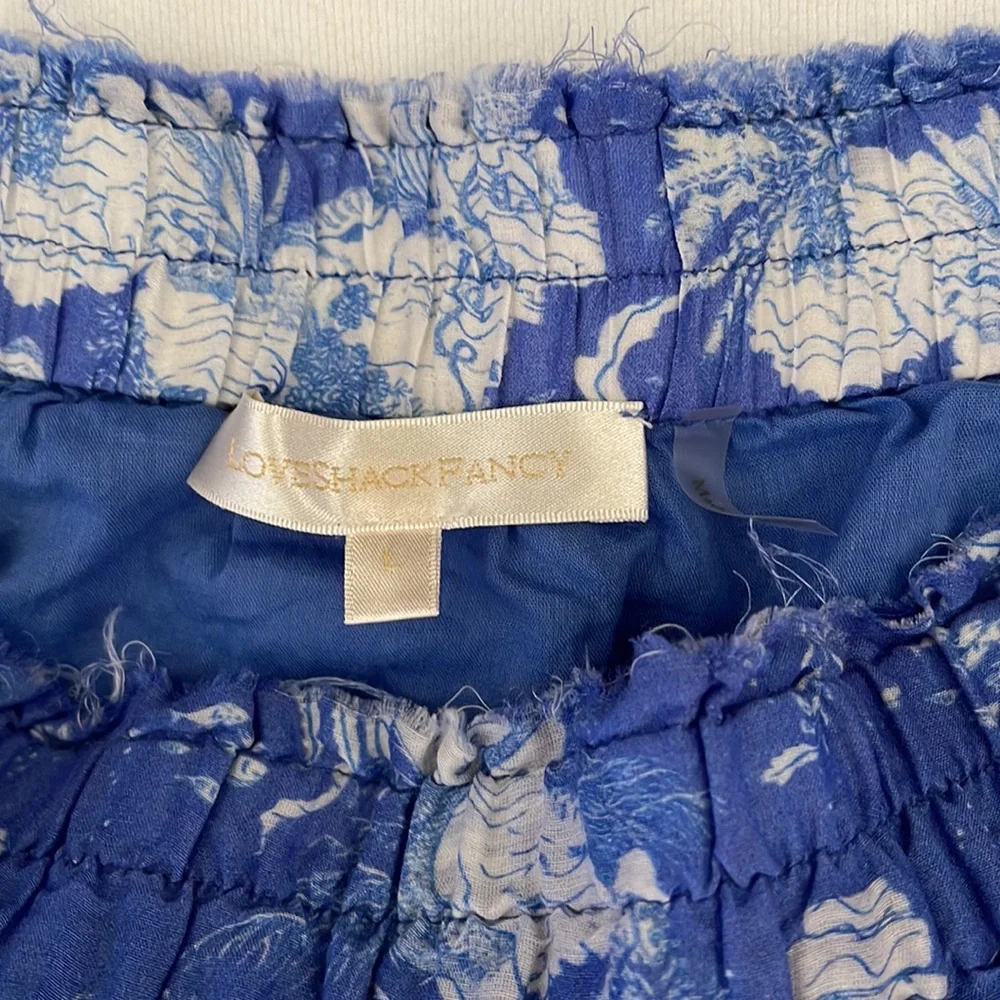 Love shack fancy, Abrialle skirt salty sea size large - Picture 4 of 4